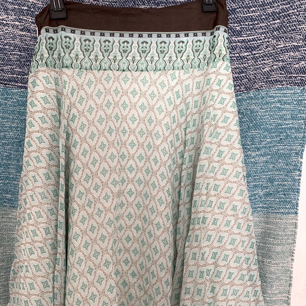Banana Rep. Handkerchief-hem Bohemian-style skirt